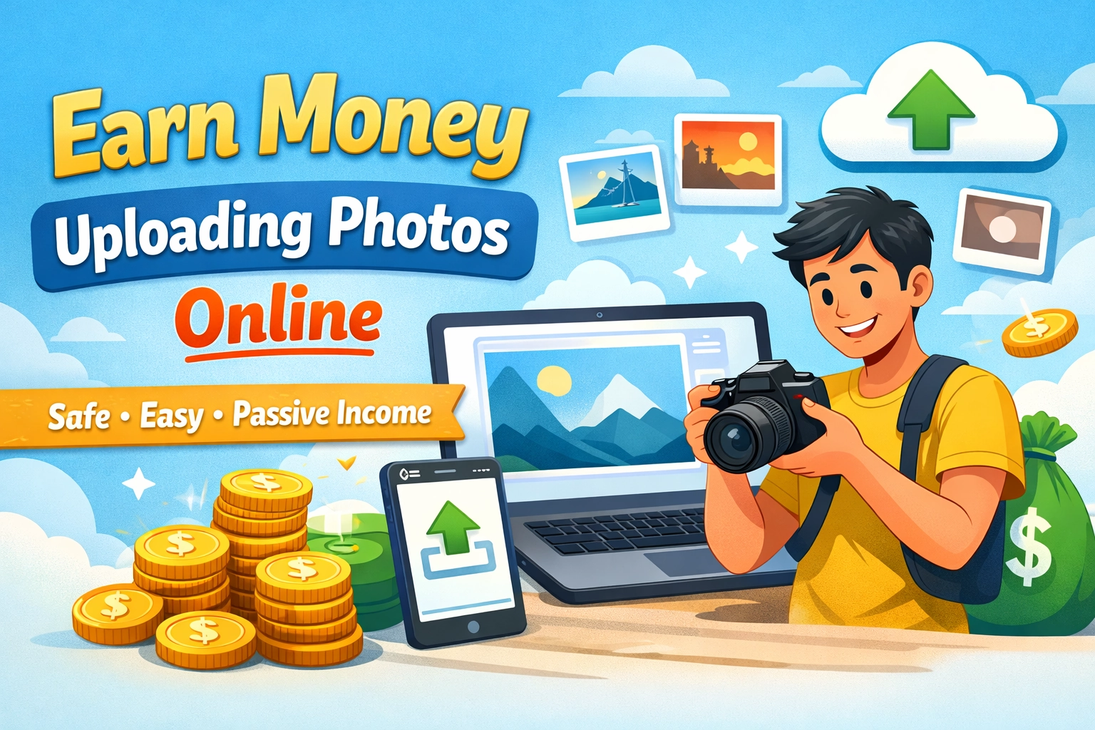 Earn Money by Uploading Photos Online
