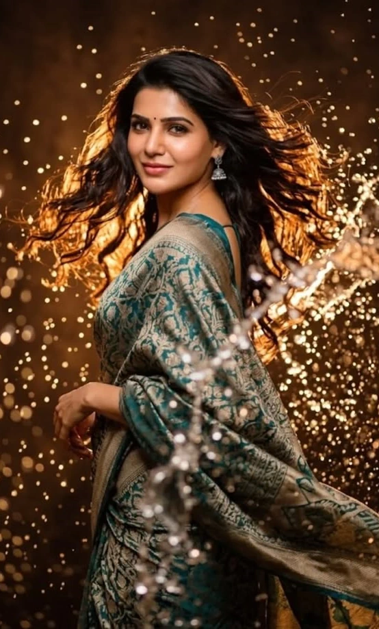 Samantha Ruth Prabhu looks effortlessly graceful in a beautiful saree - Samantha Ruth Prabhu looks effortlessly graceful in a beautiful saree, blending timeless elegance with her signature charm.