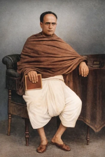 Ishwar Chandra Vidyasagar colored photography