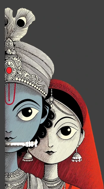 Radha-Krishno-Mobile-Background