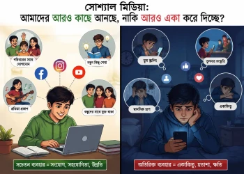 সোশ্যাল মিডিয়া: আমাদের আরও কাছে আনছে, নাকি আরও একা করে দিচ্ছে? Image
