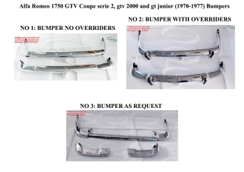 Alfa Romeo 1750 GTV Bumpers